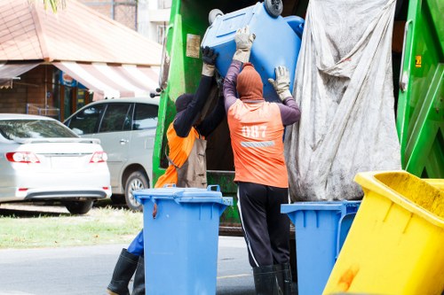 Garden waste removal process